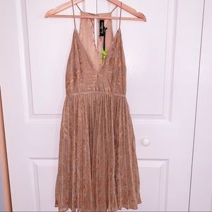 San Edelman Gold Dress